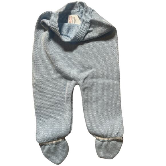 dandelion | NWT Star Knitted Sweater and Leggings Size 3-6m Light Blue White - Picture 3 of 10